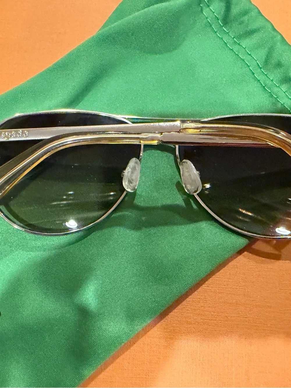 kate spade Gold Frame Emmaline Aviator Sunglasses